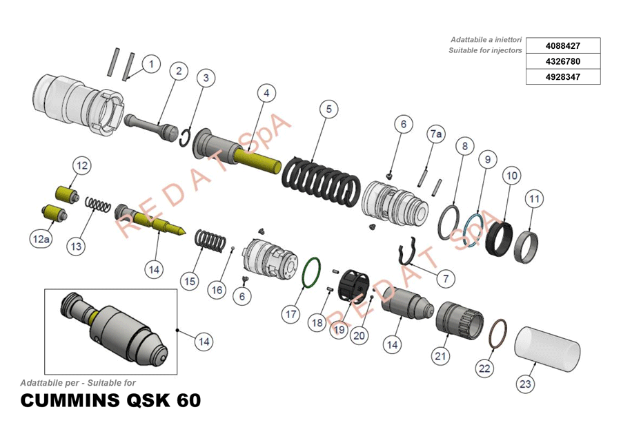 CUMMINS QSK 60